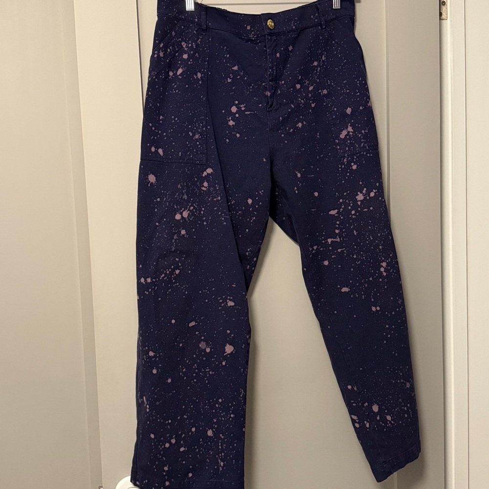 Big Bud Press Navy Splatter Work Pants 2XL